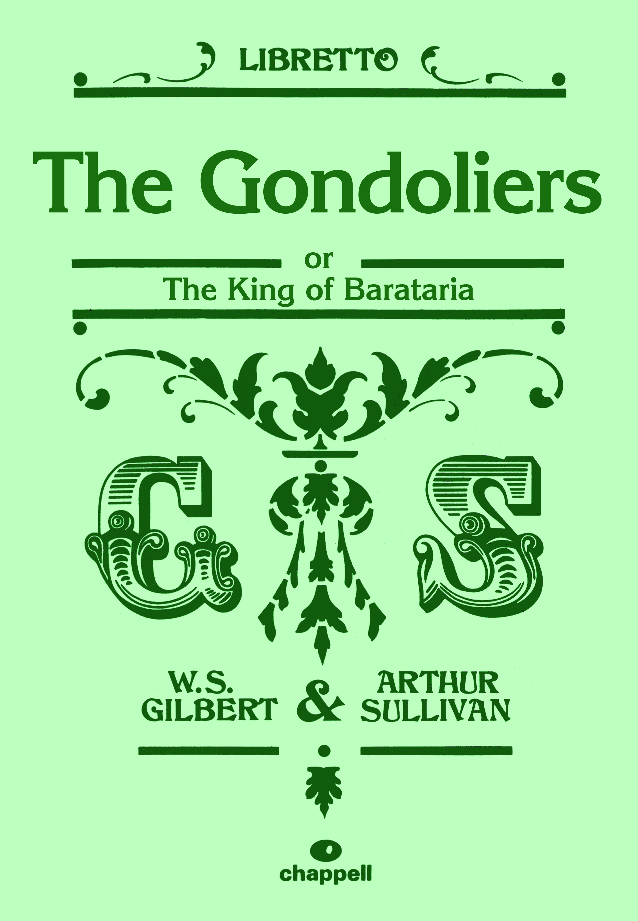 William Schwenck Gilbert Arthur Sullivan: The Gondoliers: Instrumental Work