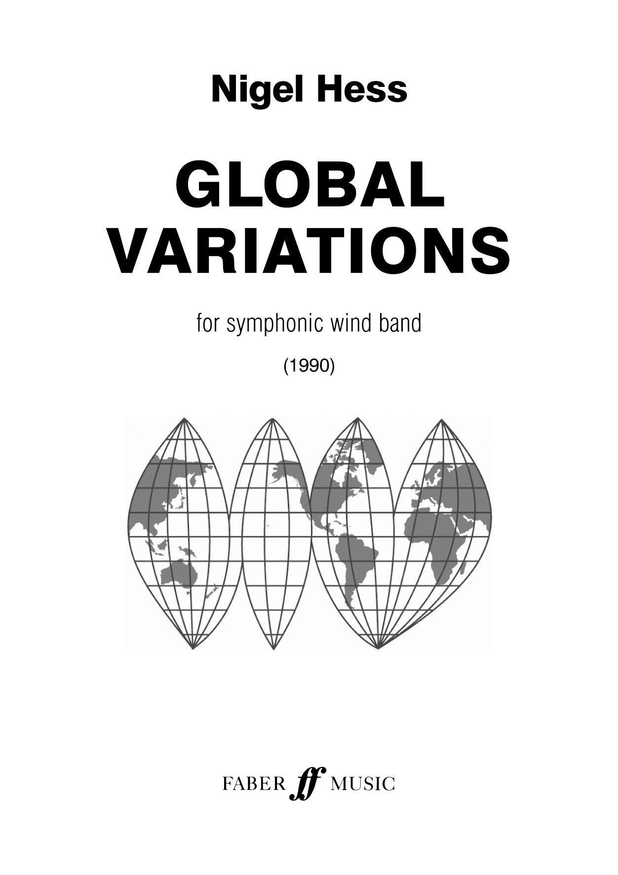 Nigel Hess: Global Variations. Wind band: Concert Band