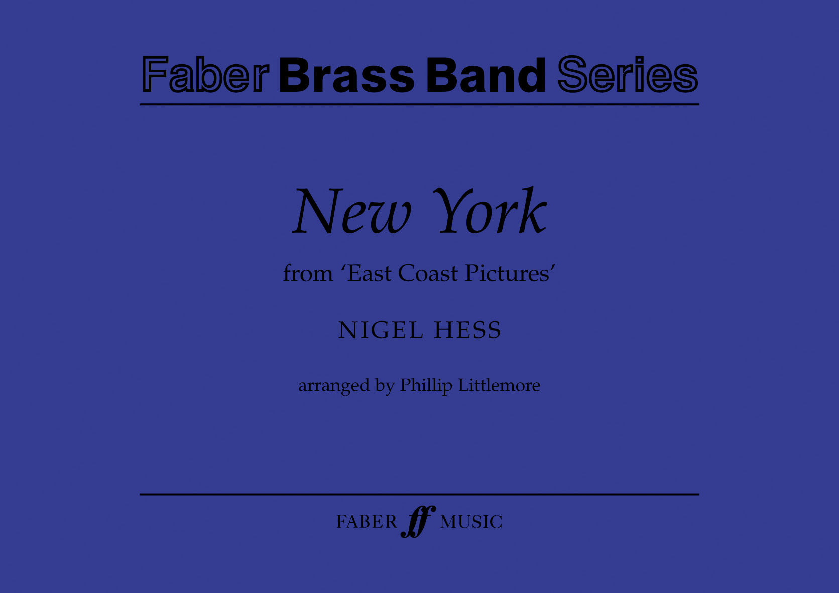 Nigel Hess: New York.: Brass Band: Score