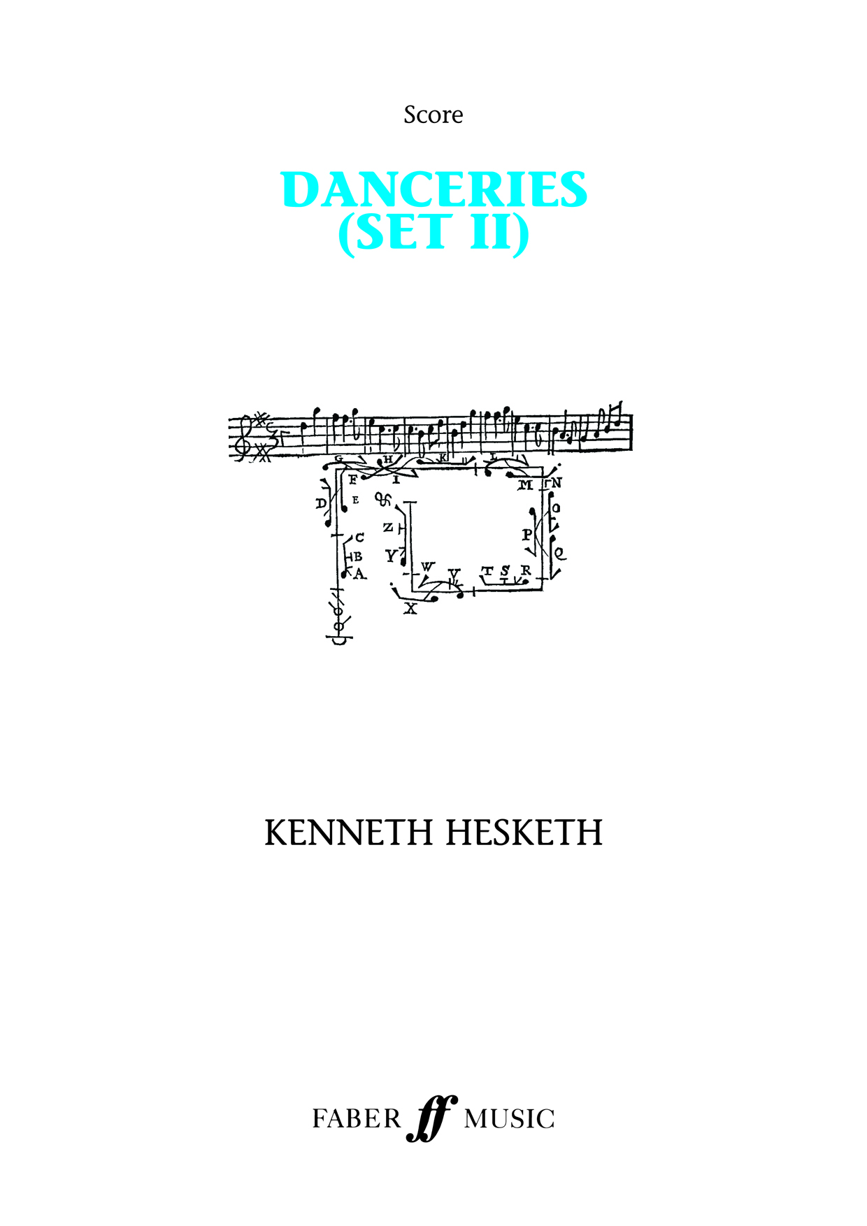 Kenneth Hesketh: Danceries. Set II: Brass Band: Score