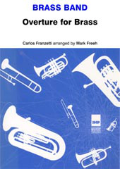 Franzetti: Overture for Brass: Brass Band: Score and Parts
