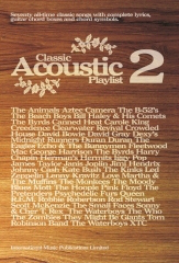 Various: Classic Acoustic Playlist 2: Piano  Vocal  Guitar: Mixed Songbook