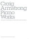 Craig Armstrong: Piano Works: Piano  Vocal  Guitar: Artist Songbook