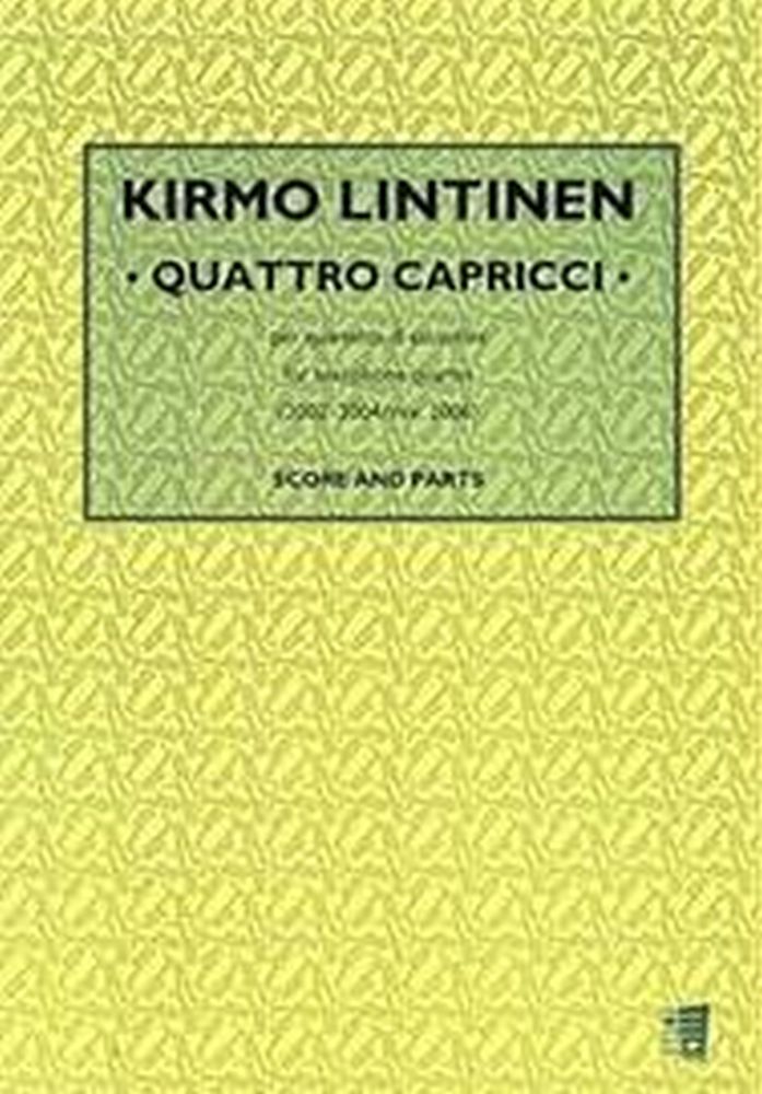 Kirmo Lintinen: Quattro Capricci: Score and Parts