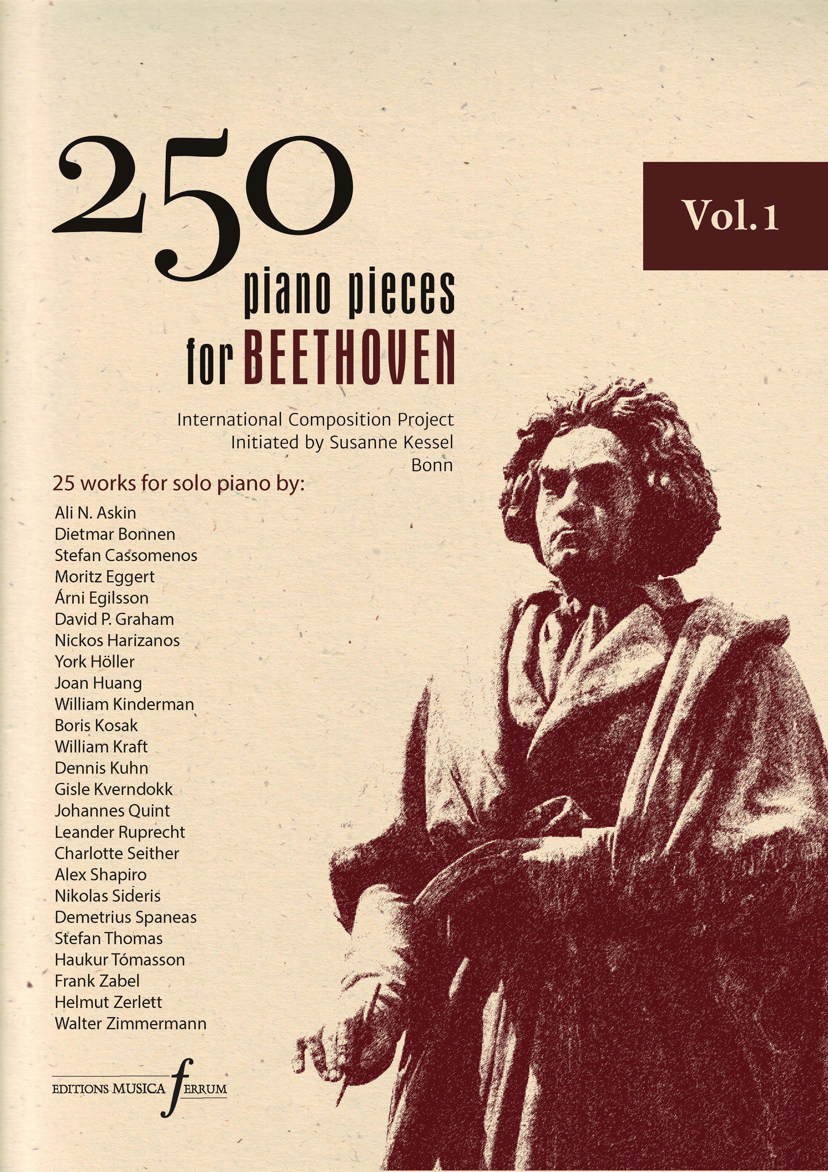 Susanne Kessel: 250 Piano Pieces For Beethoven - Vol. 1: Piano: Instrumental