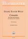 Franz Xaver Wolf: Concerto fr Fagott und Orchester: Bassoon and Accomp.: Score