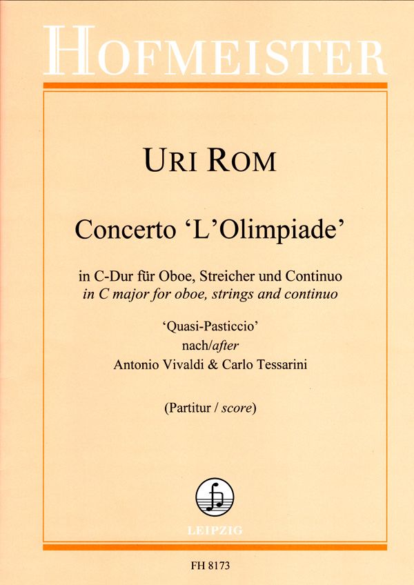 Uri Rom: Concerto L'Olimpiade`: Chamber Ensemble: Score