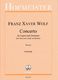 Franz Xaver Wolf: Concerto für Fagott und Orchester: Orchestra and Solo: Score