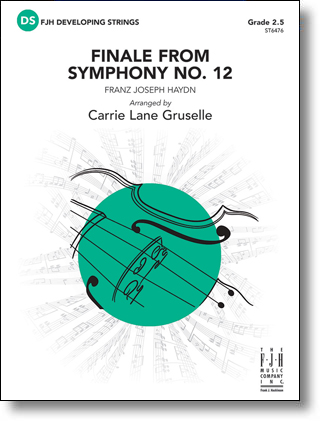 Franz Joseph Haydn: Finale from Symphony No. 12: String Ensemble: Score and