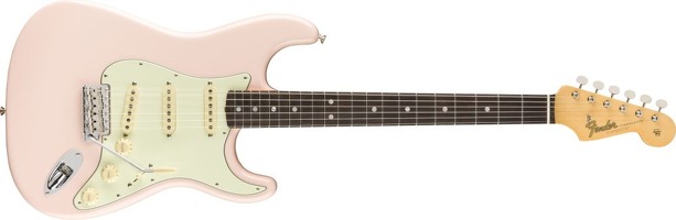 American Original 60S Strat RW Shell Pink: Electric Guitar