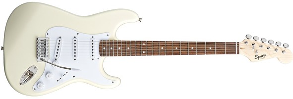 Bullet Stratocaster Arctic White Electric Guitar: Electric Guitar