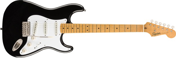 Squier Classic Vibe \'50s Strat Guitar - Black: Electric Guitar