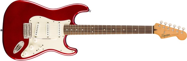 Squier Classic Vibe \'60s Strat Guitar - Red: Electric Guitar