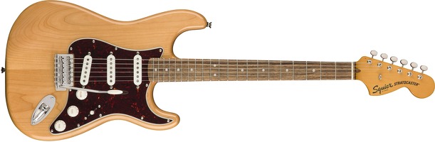 Squier Classic Vibe \'70s Stratocaster Natural: Electric Guitar