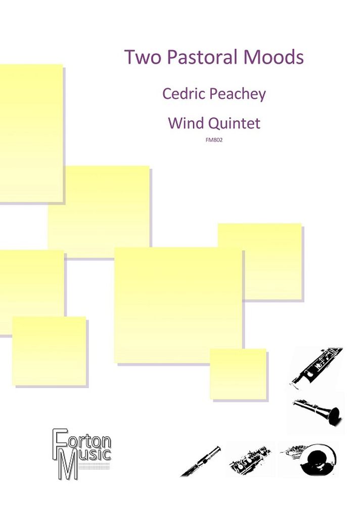 Cedric Peachey: 2 Pastoral Moods: Wind Ensemble: Score and Parts