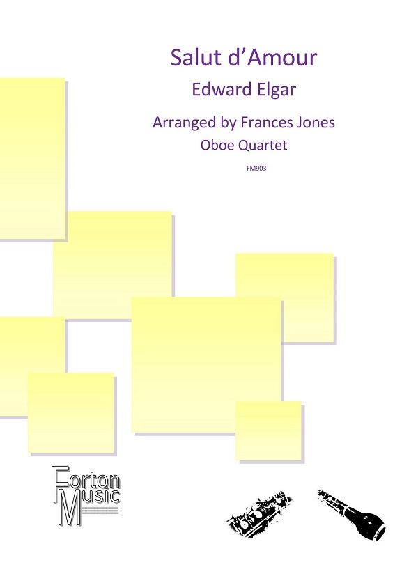 Edwar Elgar: Salut d'Amour: Woodwind Ensemble: Score and Parts