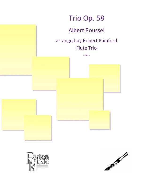 Albert Roussel: Trio Op. 58: Woodwind Ensemble: Score and Parts