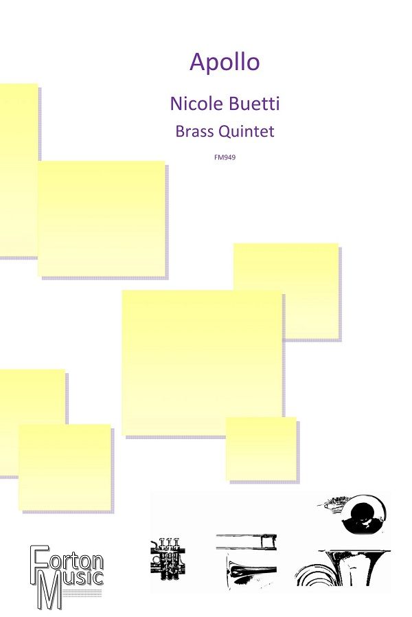 Nicole Buetti: Apollo: Brass Ensemble: Score and Parts