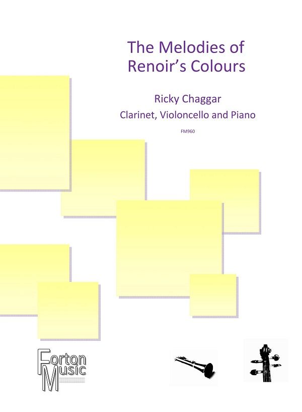 Ricky Chaggar: The Melodies of Renoir's Colours: Chamber Ensemble: Score and