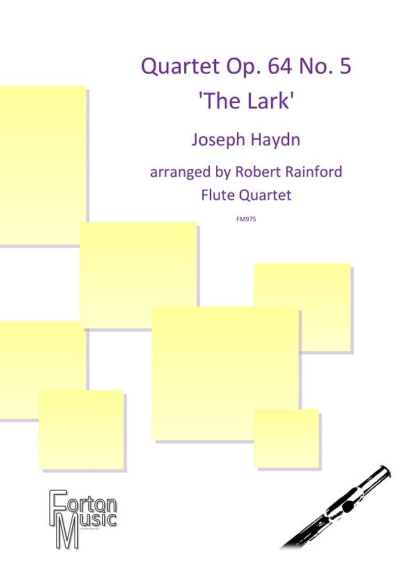 Joseph Haydn: Quartet Op. 64 No. 3 The Lark: Woodwind Ensemble: Score & Parts