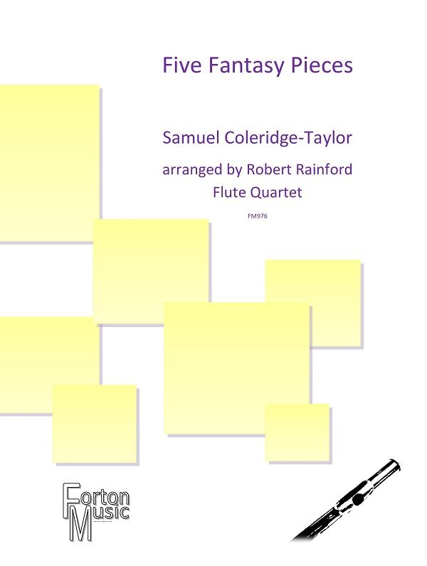 Samuel Coleridge-Taylor: Five Fantasy Pieces: Woodwind Ensemble: Score & Parts