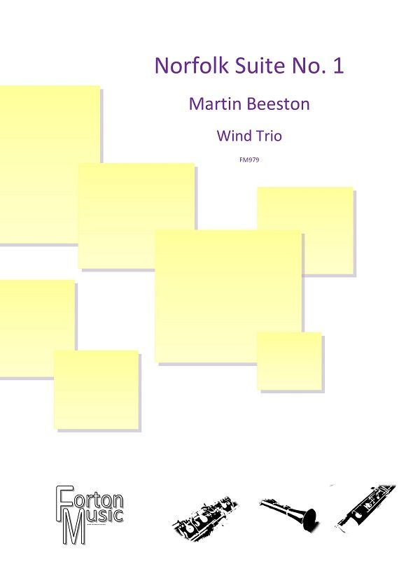 Martin Beeston: Norfolk Suite No. 1: Woodwind Ensemble: Score & Parts