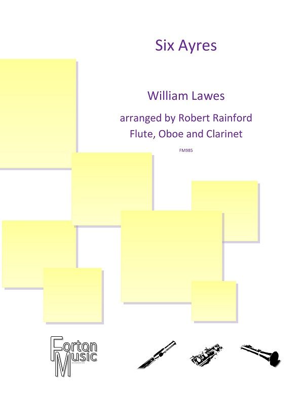 William Lawes: Six Ayres: Woodwind Ensemble: Score & Parts