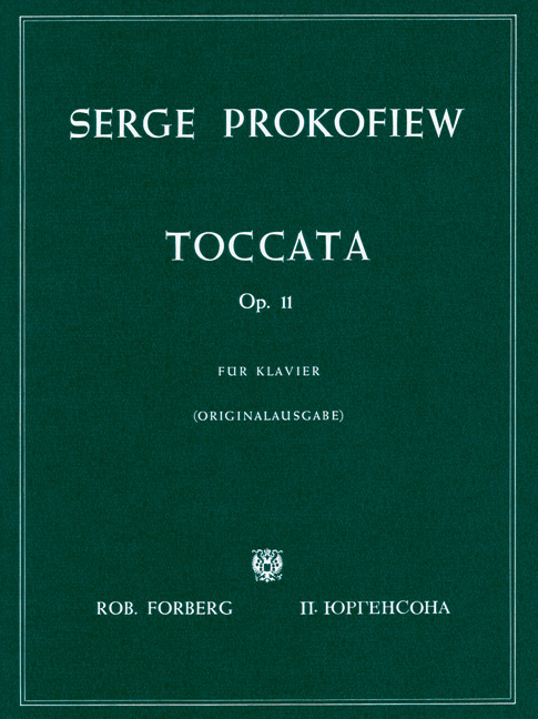 Sergei Prokofiev: Toccata  op.11: Piano: Instrumental Work