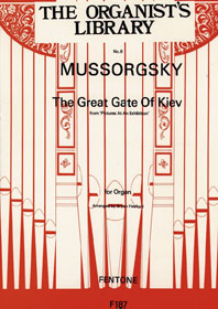 Modest Mussorgsky: The Great Gate of Kiev: Organ: Instrumental Work