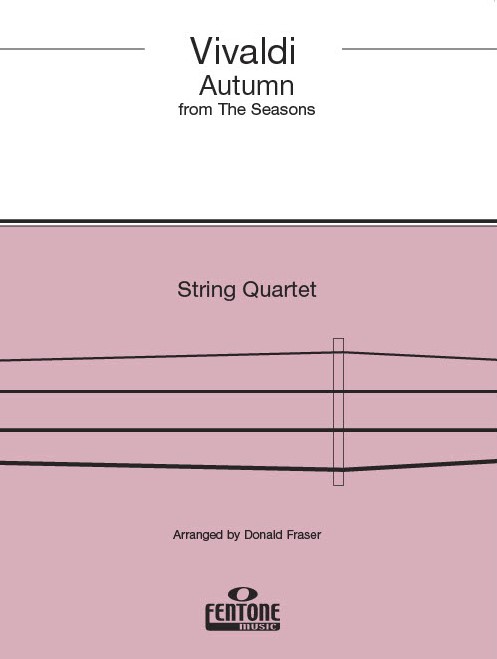 Antonio Vivaldi: Autumn: String Quartet: Score & Parts