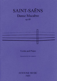 Camille Saint-Saëns: Danse Macabre Op.40: Violin: Instrumental Work