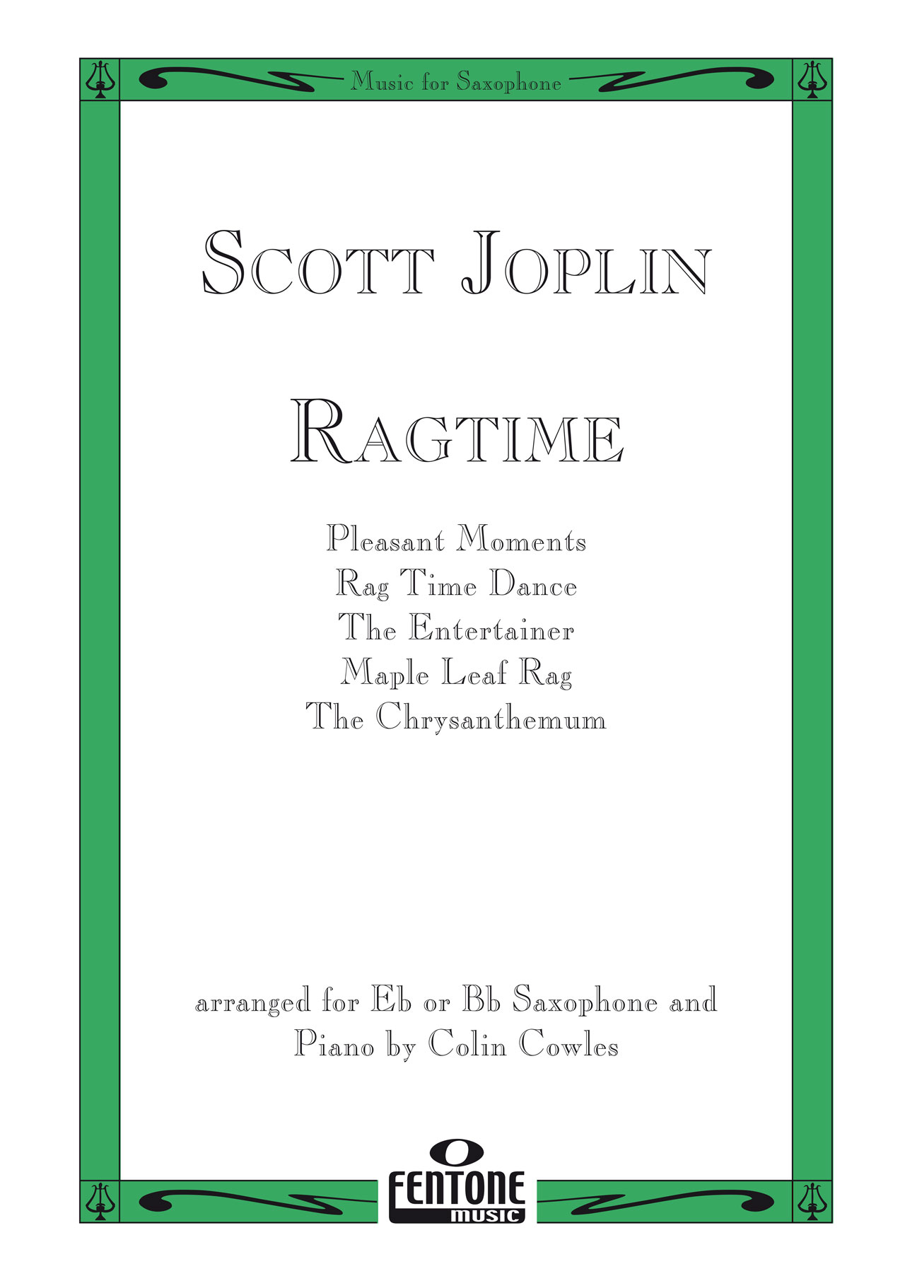 Scott Joplin: Ragtime: Alto Saxophone: Instrumental Album