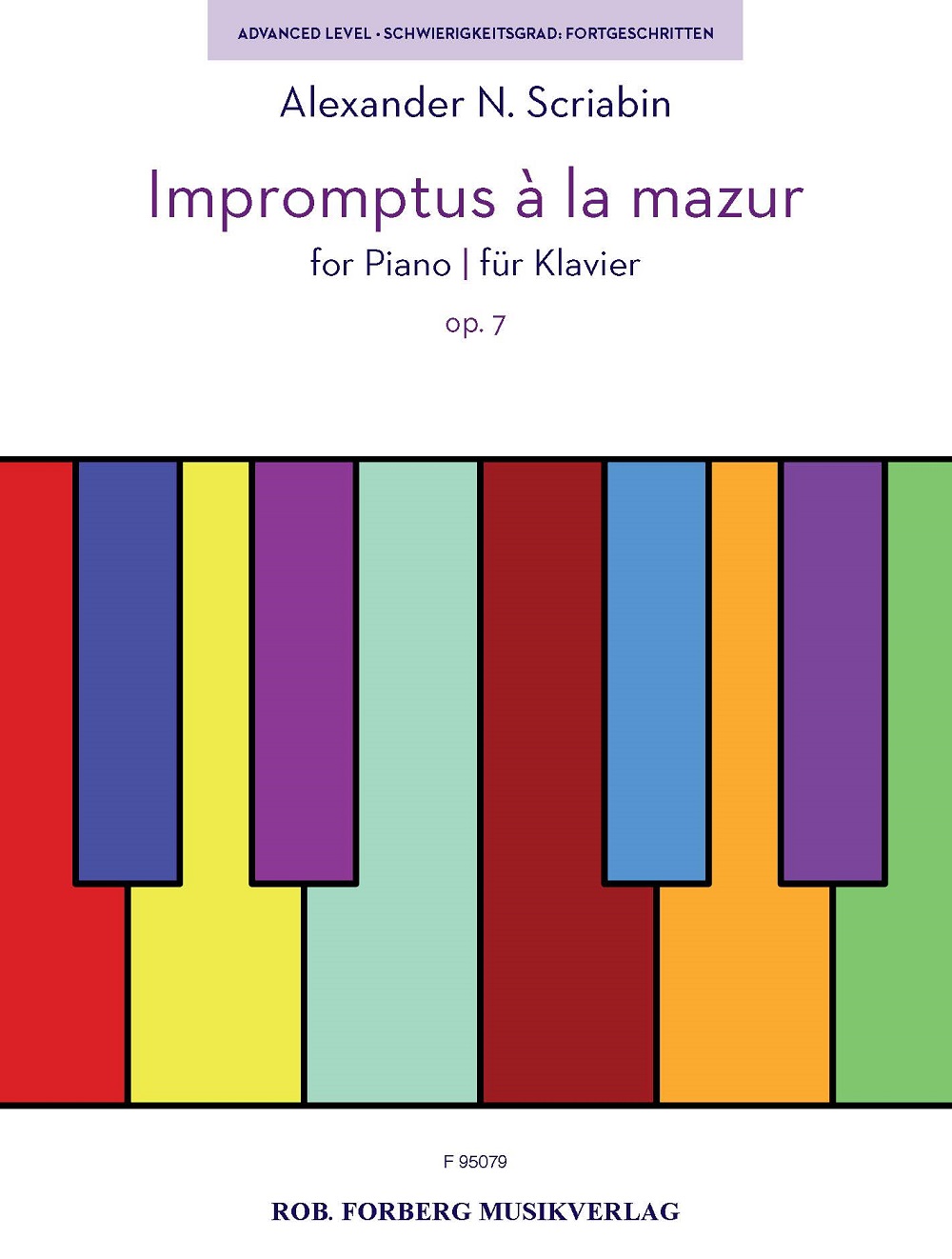 Alexander Nikolayevich Scriabin: Impromptus à la mazur op. 7: Piano or Keyboard:
