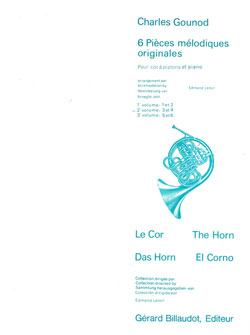Charles Gounod: 6 Pièces mélodiques originales Vol.2: French Horn: Score