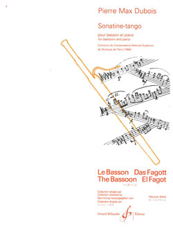 Pierre-Max Dubois: Sonatine Tango: Bassoon: Score