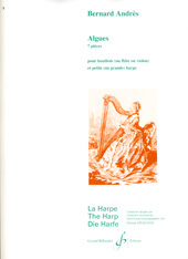 Bernard Andres: Algues - 7 Pieces: Flute & Harp: Score