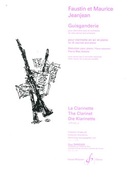F. Jeanjean: Guisganderie: Clarinet: Score