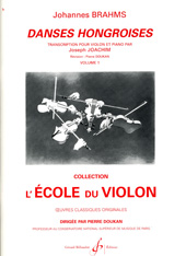Johannes Brahms: Danses hongroises Vol.1: Violin: Score