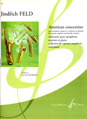 Jindrich Feld: American Concertino: Alto Saxophone: Score
