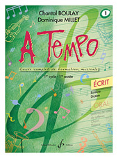 Chantal Boulay: A Tempo - Partie Ecrite - Volume 1: Solfege: Classroom Resource