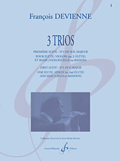 Franois Devienne: 3 Trios - Premiere Suite - N1 En Sol Majeur: Flute & Violin: