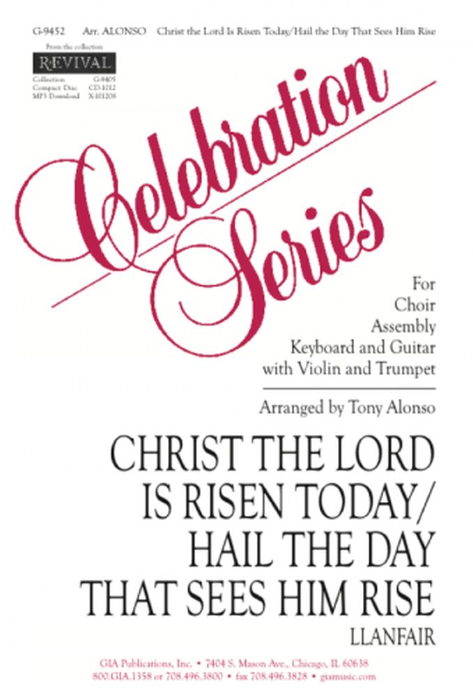 Robert Williams Charles Wesley: Christ The Lord Is Risen Today: SAB: Vocal Score