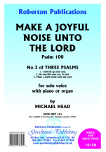 Michael Head: Make A Joyful Noise: High Voice: Vocal Work