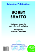 Bobby Shafto: TTBB: Vocal Score