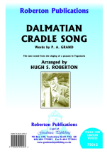 Dalmatian Cradle Song: Mixed Choir: Vocal Score