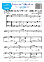 Hugh S. Roberton: Good Morrow To You  Springtime!: Mixed Choir: Vocal Album