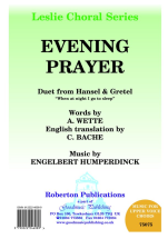 Engelbert Humperdinck: Evening Prayer: 2-Part Choir: Vocal Score
