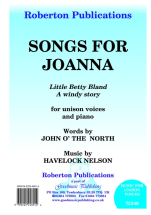 Havelock Nelson: Songs For Joanna: Unison Voices: Vocal Score