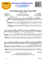 Gabriel Fauré: Cantique De Jean Racine: SSA: Vocal Score