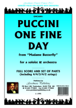 Giacomo Puccini: One Fine Day: Orchestra: Score and Parts